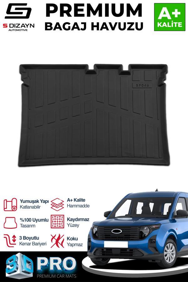 S-Dizayn Ford Courier 3D Pro Bagaj Havuzu 2024 Üzeri A+ Kalite - Image 1