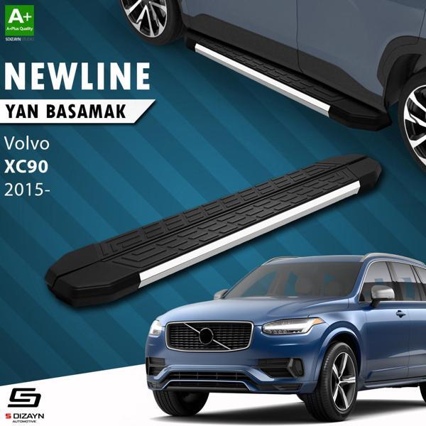 S-Dizayn Volvo XC90 2 NewLine Krom Yan Basamak 193 Cm 2015 Üzeri A+ Kalite - Image 1