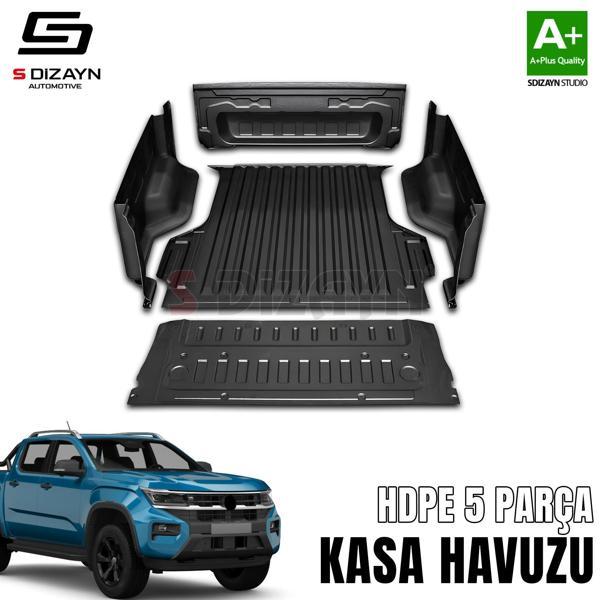 S-Dizayn VW Amarok 2 HDPE Kasa Havuzu Kaplaması 5 Prç. 2023 Üzeri A+ Kalite - Image 1