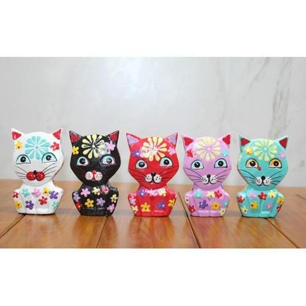 Ahşap 5'li Kedi Seti Model 1 - Image 1