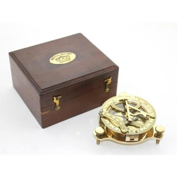 Ahşap Kutulu Pirinç Pusula Model 11 - Image 1