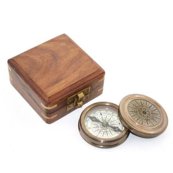Ahşap Kutulu Pusula Model 1 - Image 1