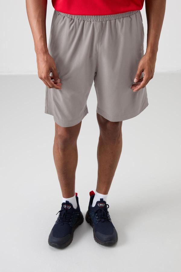 Taş Polyester Kalın Yumuşak Comfort Fit Erkek Şort - 81268 - Image 1