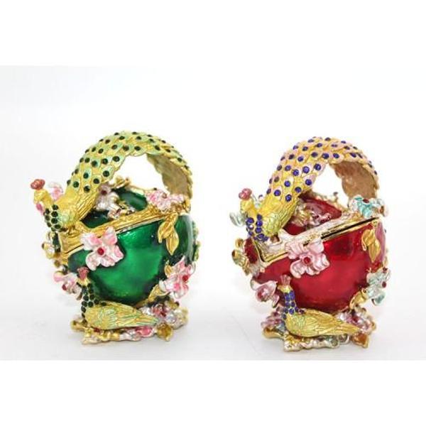 Swarovski Taşlı Tavuskuşu Kutu - Image 1