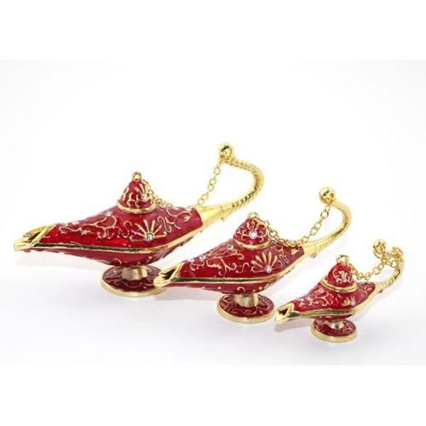 Swarovski Taşlı 3'lü Alaaddin Lambası - Image 1