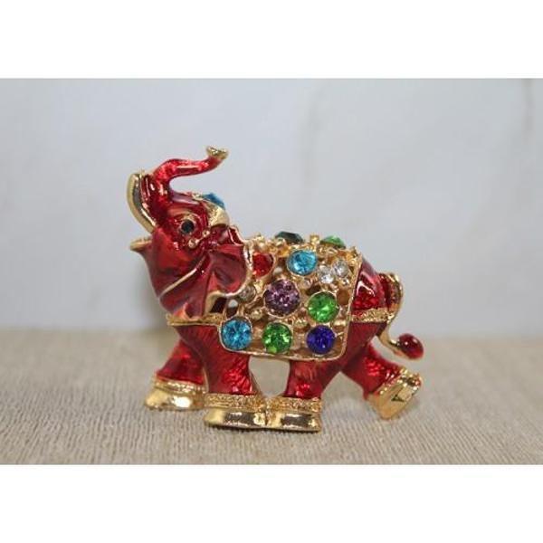 Swarovski Taşlı Minik Figür - Fil - Image 1