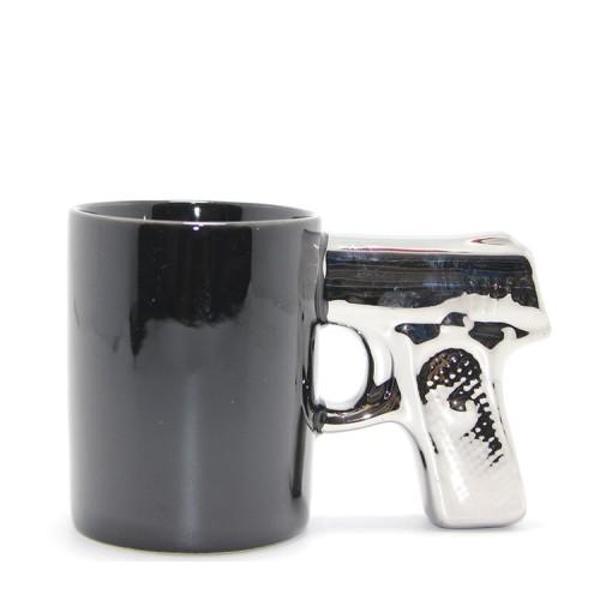 Porselen Silahlı Kupa Bardak Model 2 - Image 1