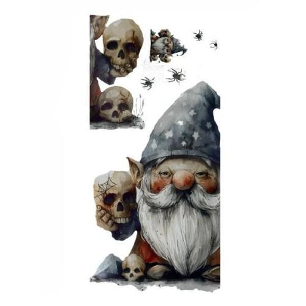 Gotik Cüce ve Kafatası Duvar Sticker Seti - Image 1