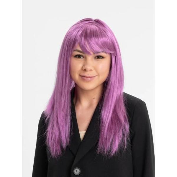 Rose Pembe Düz Kesim Peruk - Image 1