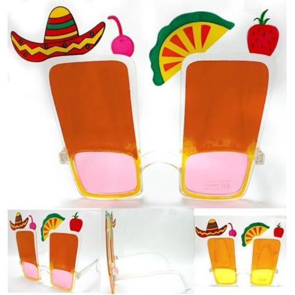 Sombrero Hawaii Fiesta Meyve Figürlü Gözlük - Image 1