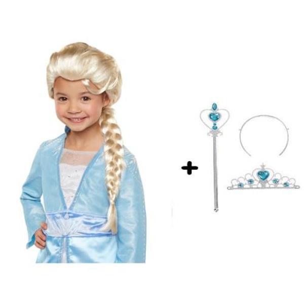 Karlar Ülkesi Frozen Elsa Kostüm Seti Çocuk Boy - Image 1