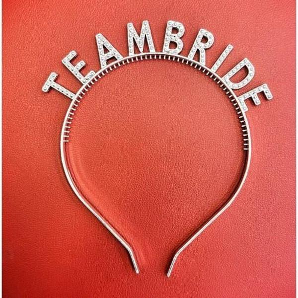 Gümüş Renk Team Bride Taç – Gelin ve Nedime Tacı - Image 1