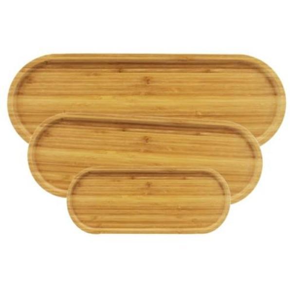 3'lü Oval Sunum Tabağı Seti - Image 1