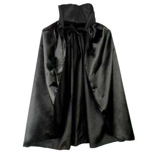 Siyah Renk Yakalı Halloween Pelerini 90 cm - Image 1