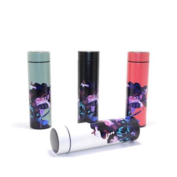 Anime Baskılı Dijital Göstergeli Termos 500 ml Model 1 - Image 1