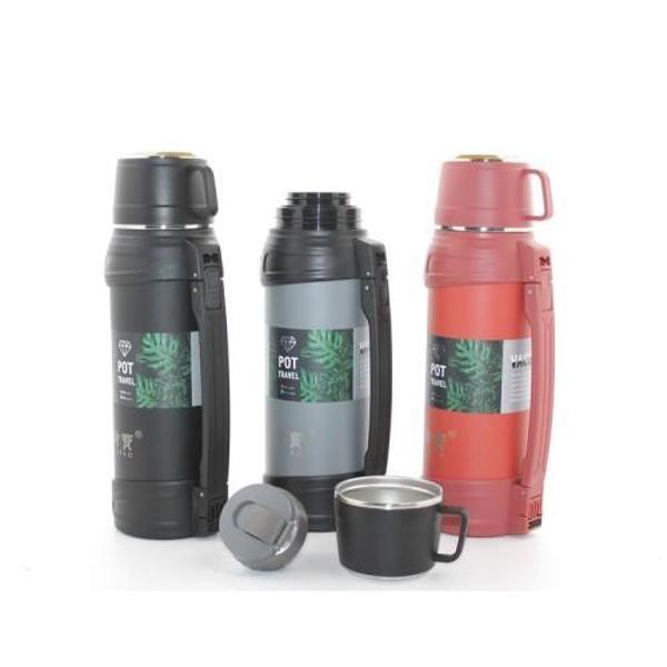 Paslanmaz Çelik Çift Katmanlı Termos 1.2 Lt Model 1 - Image 1