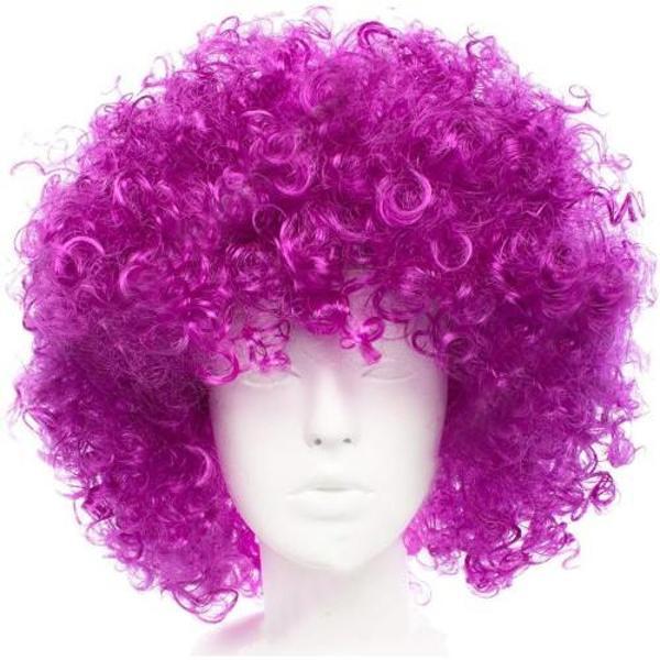 Koyu Mor Violet Renk Afro Bonus Parti Peruğu - Image 1