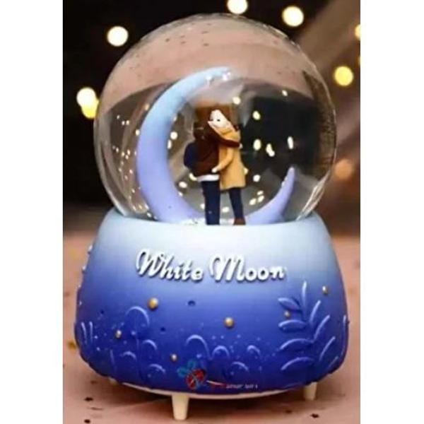 White Moon Kar Küresi Orta Boy - Image 1