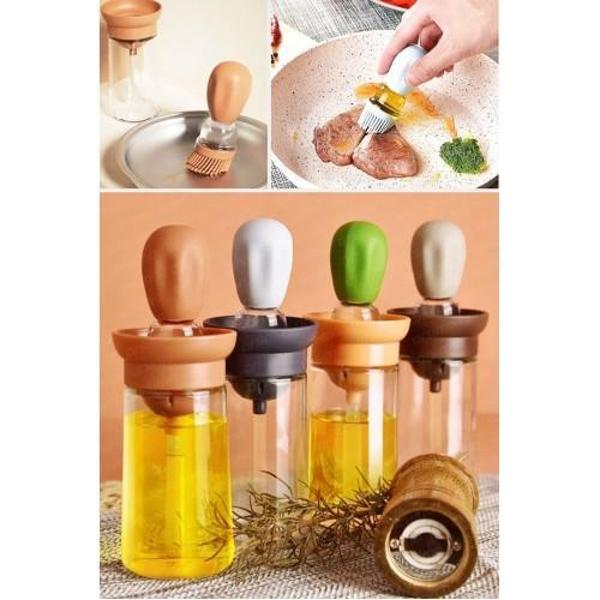 Silikon Hazneli Fırçalı Yağdanlık - Image 1