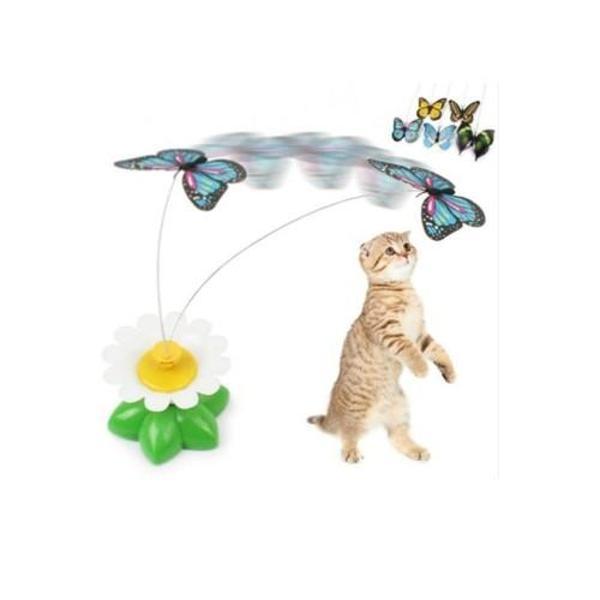 Hareketli Pilli Kelebek Kedi Oyuncağı - Image 1