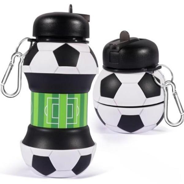 Futbol Topu Tasarımlı Akordiyon Su Şişesi - Image 1