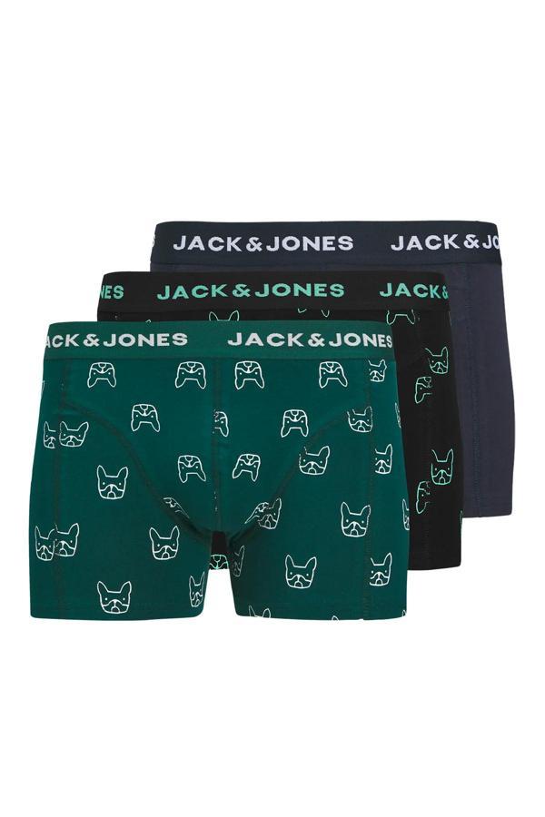 Jack&Jones Erkek Jacdenım 3'lü Boxer 12275817 Koyu Lacivert - Image 1
