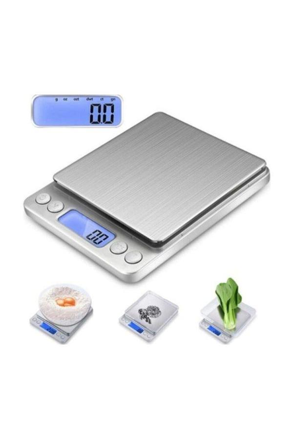 Büro Ev Ofis için 2KG 0,1GR Hassas Dijital Mutfak Terazisi - Image 1