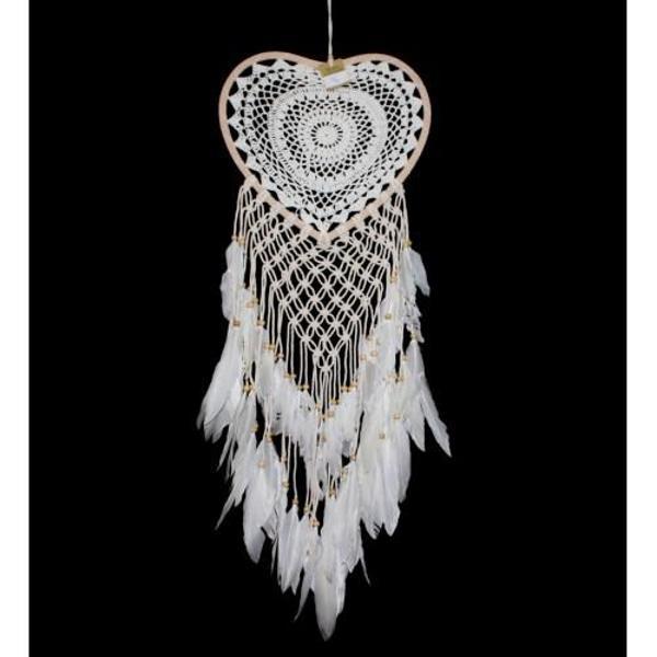 Büro Ev Ofis Dekoru için Kalpli Düş Rüya Kapanı Dreamcatcher - Image 1
