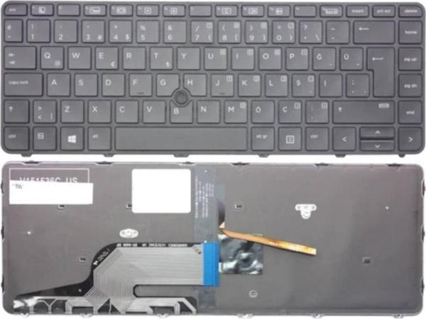 İnfostar Hp ProBook 440 G4 Uyumlu Notebook Klavyesi - Siyah - TR - Image 1