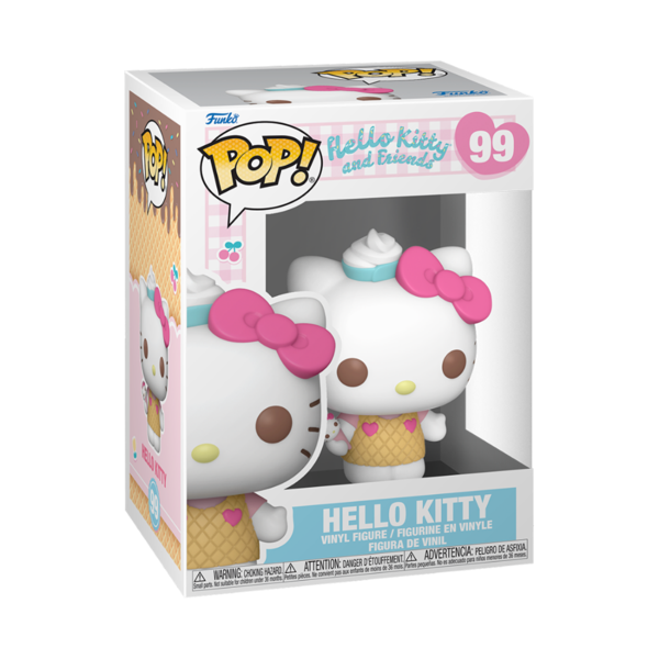 Funko Pop! Hello Kitty Ice Cream Figürü - Sanrio Koleksiyonu #99 | Dondurmalı Tasarım - Image 1