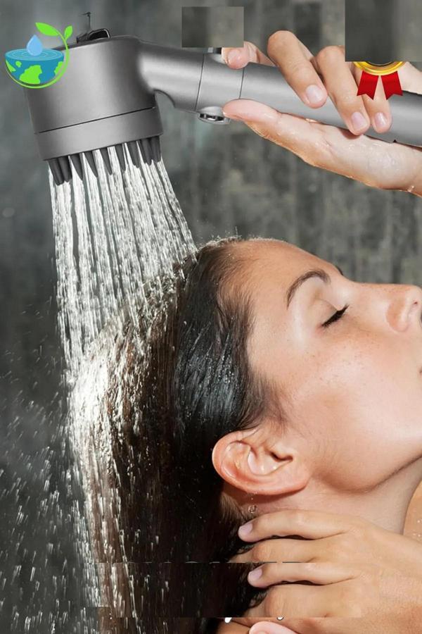 Banyo Keyfi için Kireç Filtreli Açma Kapamalı 3MOD Masajlı Duş Başlığı - Image 1