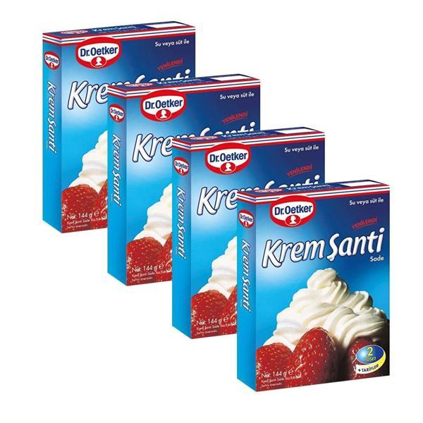 Dr.Oetker Krem Şanti 144 gr x 4 Adet - Image 1