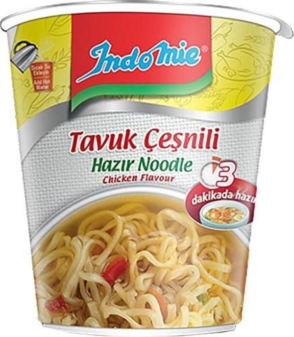 Indomie Noodle Tavuk Çeşnili 60 gr Bardak x 8 Adet - Image 1