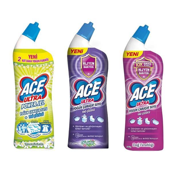 Ace Ultra Yağ Çözücü 750 ml 3 lü Karma Paket - Image 1