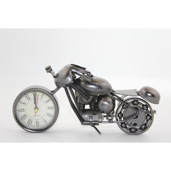 Büro Ev Ofis Dekoru için Metal Motorlu Tasarım Masa Saatli - Image 1