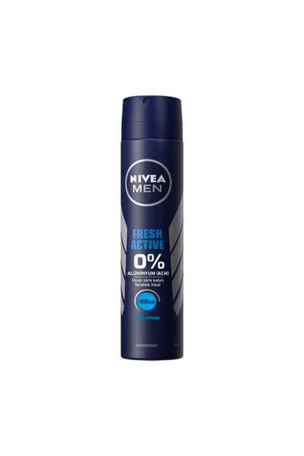 Nivea Men Fresh Active Erkek Sprey Deodorant 200 ML - Image 1