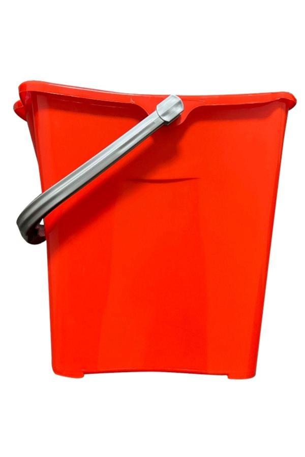 Mck Plus (Yedek Kova) Temizlik Arabası, Paspas Arabası Yedek Kovası 25 Lt Kırmızı - Image 1