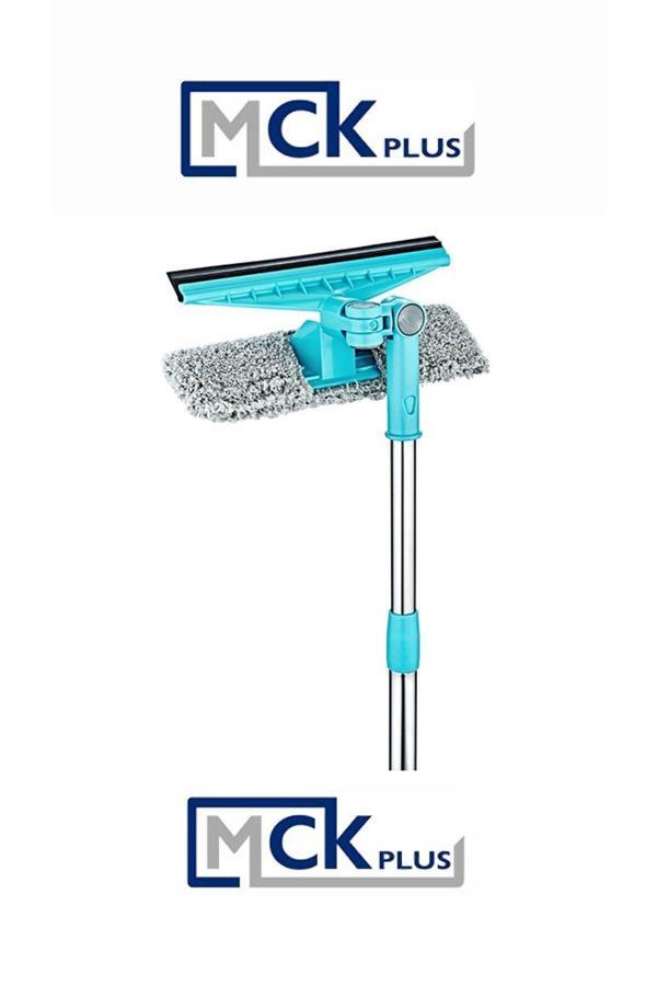 Umbex plus Cam Temizleme Mop Çekçek Seti Tek Sapta Kolay Kullanım - Image 1