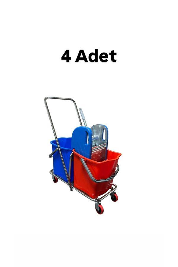 Mck Plus 4 Adet Çift Kovalı Çelık Preslı Krom Araba - Image 1