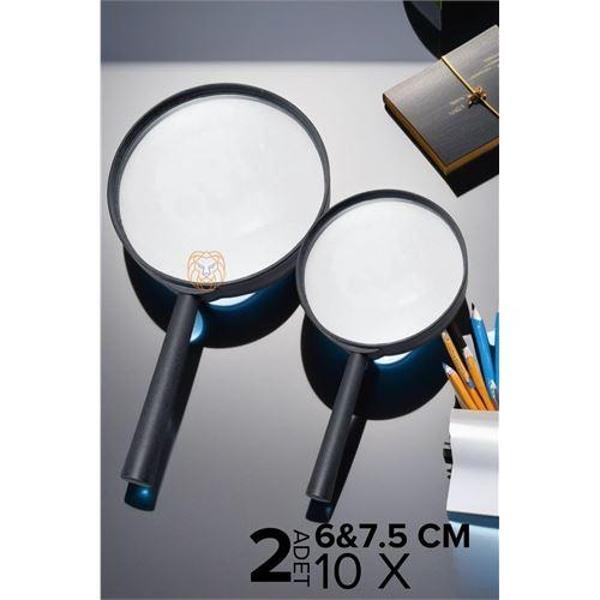 ModaCar 10X Büyüteç 6 ve 7,5 cm 2 li SET - Image 1