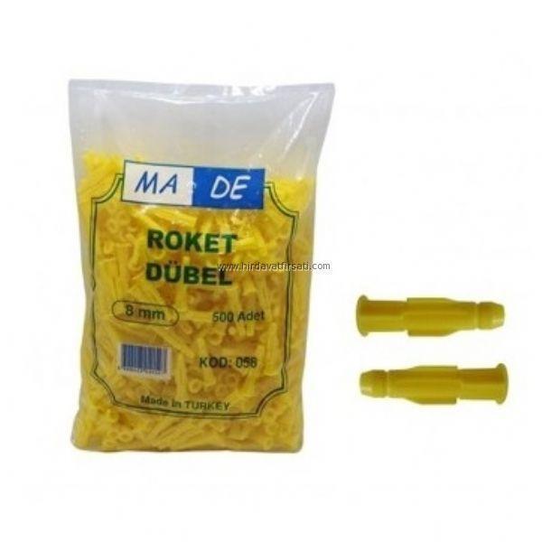 MA-DE 8 mm roket dübel 500 adet - Image 1