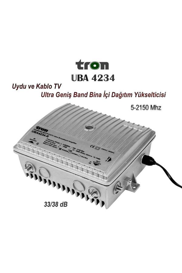 Tron Uba 4234R Uydu Ve Kablo Tv Bina Içi Dağıtım Yükselticisi - Full Band - Image 1