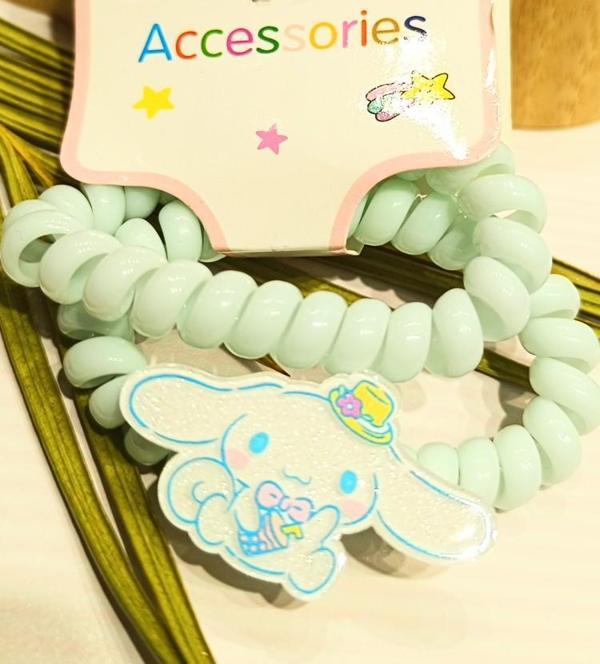 Monalisa Home Açık Mavi İkili Lüks Gösterişli Elastilk Kıvrımlı Toka - Image 1