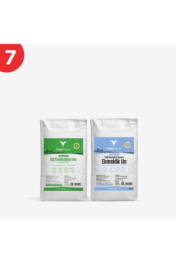 Tam Tarım Glutensiz Çiğ Karabuğday Unu 5 Kg – %100 Tam Çiğ Karabuğday Unundan Ekmeklik Un 5 Kg - Image 1
