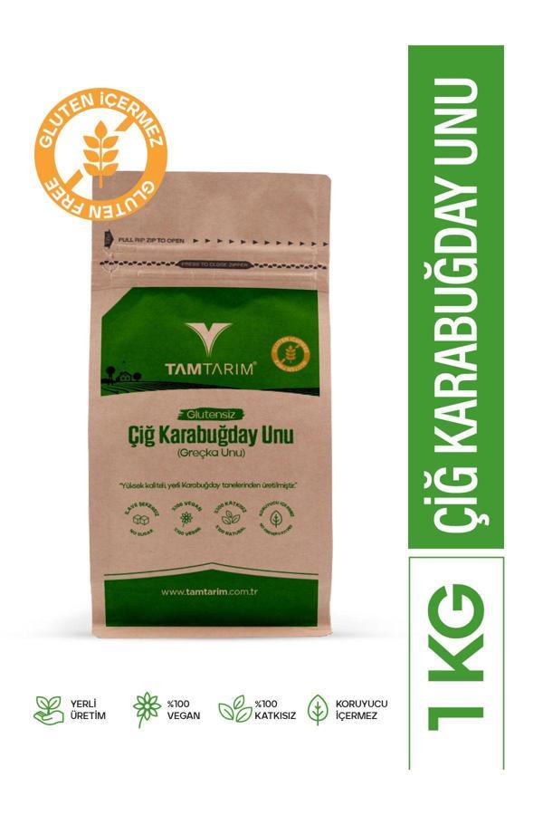 Tam Tarım Glutensiz Çiğ Karabuğday Unu 1 Kg - Image 1