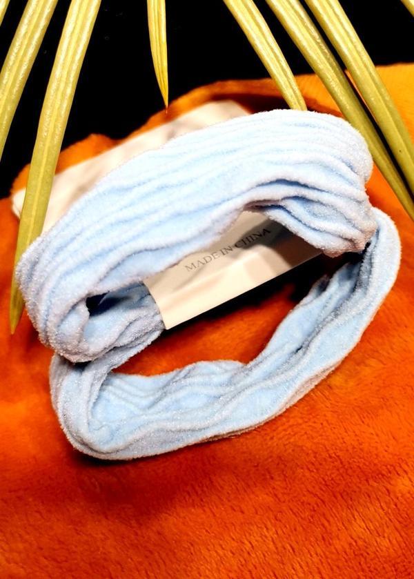 Monalisa Home Mavi Lüks Figürlü İkili Lastik Toka - Image 1