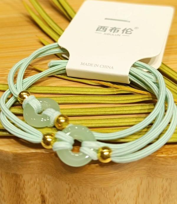 Monalisa Home Lüks Figürlü İkili  Renkli Lastik Toka - Image 1