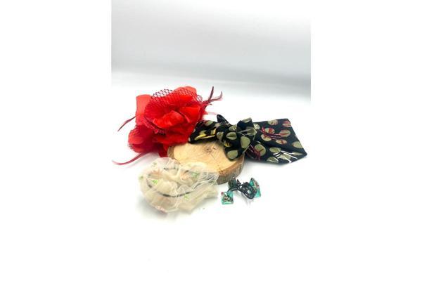 Renkli Desenli Taç Toka Bandana Set - Image 1