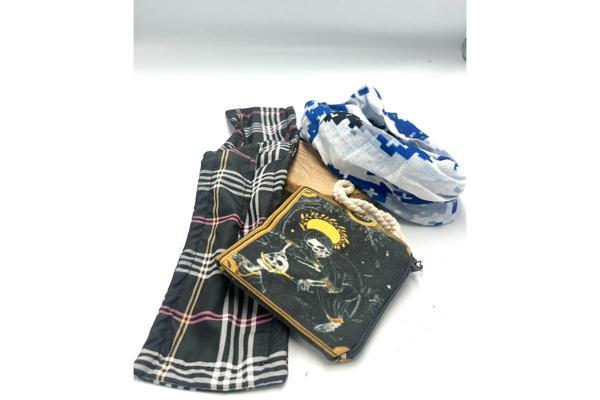 Renkli Desenli Taç Toka Bandana Set - Image 1
