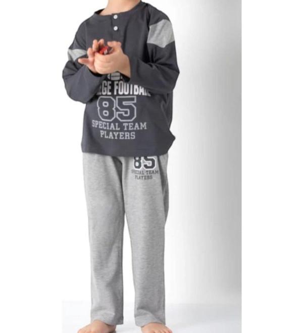 Doremi Erkek Çocuk Pijama Takımı Gri - Image 1